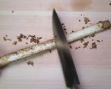 ポン酢でたたきごぼう作り方1写真