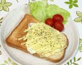 簡単☆５分で完成♬ピリ辛目玉焼きトースト作り方10写真