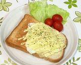 簡単☆5分で♬ケチャマヨ目玉焼きトースト作り方9写真