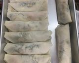 ほうれん草と豚肉の春巻き作り方7写真