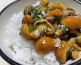やみつき大葉なめこ作り方4写真