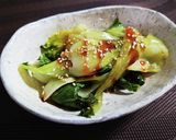 チンゲン菜のオイスターソースがけ作り方4写真