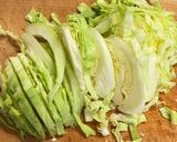 キャベツとベーコン炒め作り方1写真