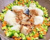 超簡単!彩り焼き飯♡作り方2写真