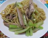 セロリとなまり節の、しょうが味パスタ作り方4写真
