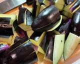 ひき肉たっぷり！ごま油で香り高い麻婆茄子作り方2写真