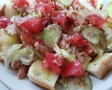 フライパンde夏野菜ピザ~*作り方6写真