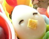 うずらの卵でニワトリさん(キャラ弁）作り方5写真