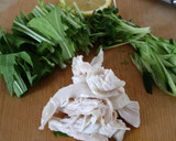 蒸し鶏と夏野菜のレモン冷やし中華作り方2写真