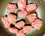 カラーピーマンの肉詰め作り方3写真