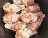 《ストウブ》手羽元と根菜（筍）の煮物作り方3写真