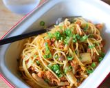 キムチとツナの簡単パスタ作り方4写真