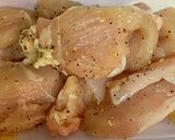 中華風、鶏むね肉とキャベツのクリーム煮作り方1写真
