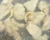 中華風、鶏むね肉とキャベツのクリーム煮作り方3写真