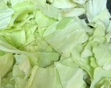 中華風、鶏むね肉とキャベツのクリーム煮作り方4写真
