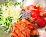 韓国風コチュチャンチトマト冷やしうどん!作り方4写真