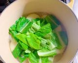 ロメインレタスとじゃが芋のあっさりスープ作り方4写真