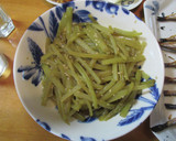 蕗（ふき）の皮むき作り方14写真