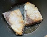 フライパンでふわふわ　ぶりの照り焼き作り方5写真