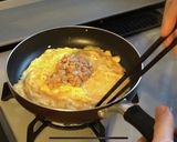 【居酒屋風】納豆オムレツ作り方4写真