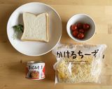 鯖みそ缶トマトチーズトースト作り方1写真