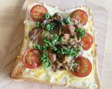 鯖みそ缶トマトチーズトースト作り方13写真