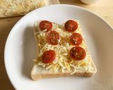 鯖みそ缶トマトチーズトースト作り方4写真