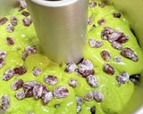 抹茶と小豆甘納豆のシフォンケーキ作り方17写真