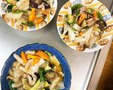そうめチャンプル味豚こま大根青椒肉絲作り方15写真