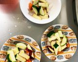 根菜塩ぶっかけソーメン汁炒め温野菜サラダ作り方5写真