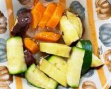 根菜塩ぶっかけソーメン汁炒め温野菜サラダ作り方12写真