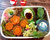 皐月27　ひじきハンバーグ弁当作り方8写真