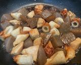 こんにゃくとちくわ、むね肉の甘辛炒め煮作り方6写真