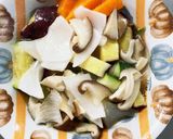 根菜塩ぶっかけソーメン汁炒め温野菜サラダ作り方14写真