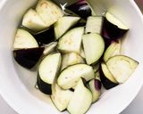 レンジ豚こまコク辛炒め味麻婆豆腐茄子作り方3写真
