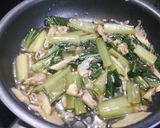 簡単！小松菜と舞茸のうま煮作り方5写真