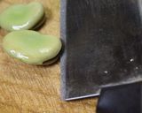 ベルベット布団から出たそら豆をご飯に作り方3写真