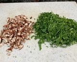 ケールと椎茸の簡単ピザ作り方1写真