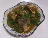 レンジで♫サバ味噌缶のねぎカレー粉あえ作り方5写真