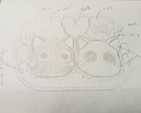 ♡猫ちゃん弁当♡作り方1写真