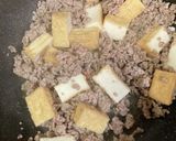 厚揚げと豚ひき肉の生姜炒め作り方2写真