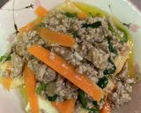 厚揚げと豚ひき肉の生姜炒め作り方5写真