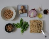 クミン香る❤︎くるみとバジルのベジ炒飯作り方1写真