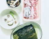 高菜の漬物の豚ナンコツスープ作り方1写真
