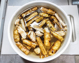 新ごぼうの煮汁で激ウマうどん作り方2写真