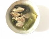 高菜の漬物の豚ナンコツスープ作り方6写真