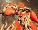 しめじとトマトと卵の炒め物作り方7写真