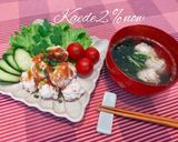 冷めても柔らかい！鶏胸肉のヘルシー肉団子作り方8写真