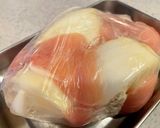 新玉ねぎと鶏胸肉の酒蒸し作り方2写真