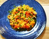 豚肉とトマトのキムチ卵とじ作り方6写真
